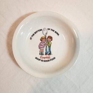 Campbell's Soup Bowl with Cartoon Design